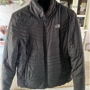 Womens North Face Mossbud Swirl Jacket reversible